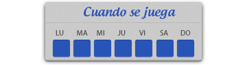 La bonoloto se juega lunes,martes,miércoles, jueves, viernes, sábados y domingos