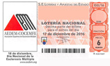Décimo del sorteo de Lotería Nacional del 17 de Diciembre de 2016