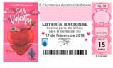 Décimo del sorteo de Lotería Nacional del 17 de Febrero de 2018