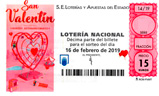 Décimo del sorteo de Lotería Nacional del 16 de Febrero de 2019
