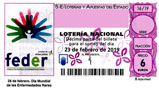 Décimo del sorteo de Lotería Nacional del 23 de Febrero de 2019