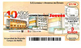 Décimo del sorteo de Lotería Nacional del 4 de Abril de 2019