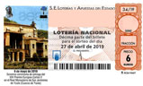 Décimo del sorteo de Lotería Nacional del 27 de Abril de 2019