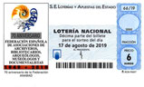 Décimo del sorteo de Lotería Nacional del 17 de Agosto de 2019