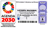 Décimo del sorteo de Lotería Nacional del 21 de Septiembre de 2019