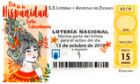 Décimo del sorteo de Lotería Nacional del 12 de Octubre de 2019
