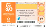Décimo del sorteo de Lotería Nacional del 9 de Noviembre de 2019