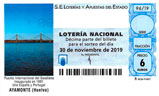 Décimo del sorteo de Lotería Nacional del 30 de Noviembre de 2019