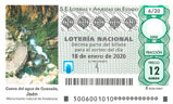 Décimo del sorteo de Lotería Nacional del 18 de Enero de 2020