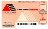 Décimo del sorteo de Lotería Nacional del 17 de Diciembre de 2020