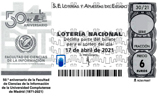 Décimo del sorteo de Lotería Nacional del 17 de Abril de 2021