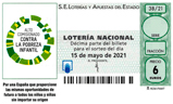 Décimo del sorteo de Lotería Nacional del 15 de Mayo de 2021