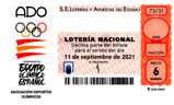 Décimo del sorteo de Lotería Nacional del 11 de Septiembre de 2021