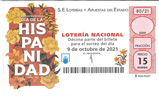Décimo del sorteo de Lotería Nacional del 9 de Octubre de 2021