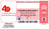 Décimo del sorteo de Lotería Nacional del 5 de Febrero de 2022