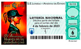 Décimo del sorteo de Lotería Nacional del 4 de Febrero de 2023