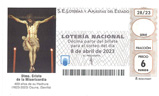 Décimo del sorteo de Lotería Nacional del 8 de Abril de 2023