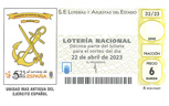 Décimo del sorteo de Lotería Nacional del 22 de Abril de 2023
