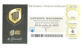 Décimo del sorteo de Lotería Nacional del 29 de Julio de 2023