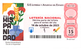 Décimo del sorteo de Lotería Nacional del 14 de Octubre de 2023