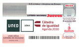 Décimo del sorteo de Lotería Nacional del 30 de Noviembre de 2023