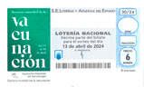 Décimo del sorteo de Lotería Nacional del 13 de Abril de 2024