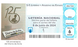 Décimo del sorteo de Lotería Nacional del 8 de Junio de 2024