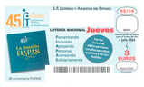 Décimo del sorteo de Lotería Nacional del 4 de Julio de 2024
