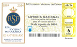 Décimo del sorteo de Lotería Nacional del 24 de Agosto de 2024