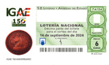 Décimo del sorteo de Lotería Nacional del 14 de Septiembre de 2024