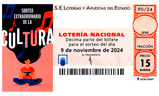 Décimo del sorteo de Lotería Nacional del 9 de Noviembre de 2024