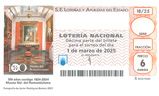 Décimo del sorteo de Lotería Nacional del 1 de Marzo de 2025