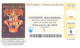 Décimo del sorteo de Lotería Nacional del 8 de Marzo de 2025