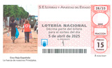 Décimo del sorteo de Lotería Nacional del 5 de Abril de 2025