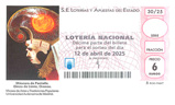 Décimo del sorteo de Lotería Nacional del 12 de Abril de 2025