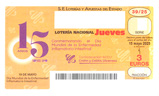 Décimo del sorteo de Lotería Nacional del 15 de Mayo de 2025
