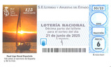 Décimo del sorteo de Lotería Nacional del 21 de Junio de 2025