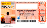 Décimo del sorteo de Lotería Nacional del 28 de Junio de 2025