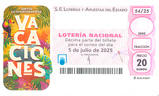 Décimo del sorteo de Lotería Nacional del 5 de Julio de 2025