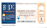 Décimo del sorteo de Lotería Nacional del 23 de Agosto de 2025