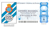 Décimo del sorteo de Lotería Nacional del 18 de Octubre de 2025