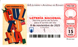 Décimo del sorteo de Lotería Nacional del 8 de Noviembre de 2025