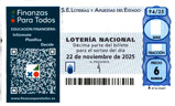 Décimo del sorteo de Lotería Nacional del 22 de Noviembre de 2025
