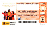 Décimo del sorteo de Lotería Nacional del 29 de Noviembre de 2025