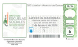 Décimo del sorteo de Lotería Nacional del 7 de Febrero de 2026