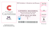 Décimo del sorteo de Lotería Nacional del 28 de Marzo de 2026