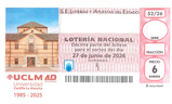 Décimo del sorteo de Lotería Nacional del 27 de Junio de 2026