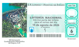 Décimo del sorteo de Lotería Nacional del 15 de Agosto de 2026