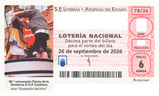 Décimo del sorteo de Lotería Nacional del 26 de Septiembre de 2026