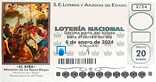 Décimo del sorteo de Lotería Nacional del 6 de Enero de 2024